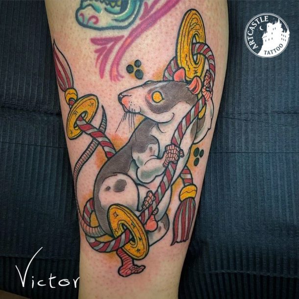 Victor voorbeeld tattoo
