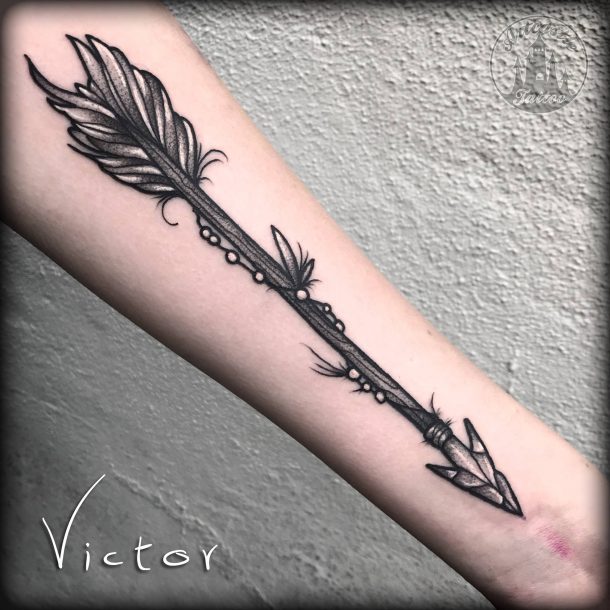Victor voorbeeld tattoo