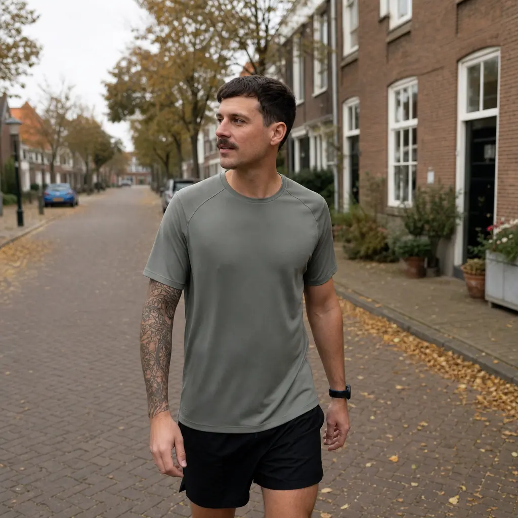 Rustig wandelen als opbouw na een nieuwe tattoo